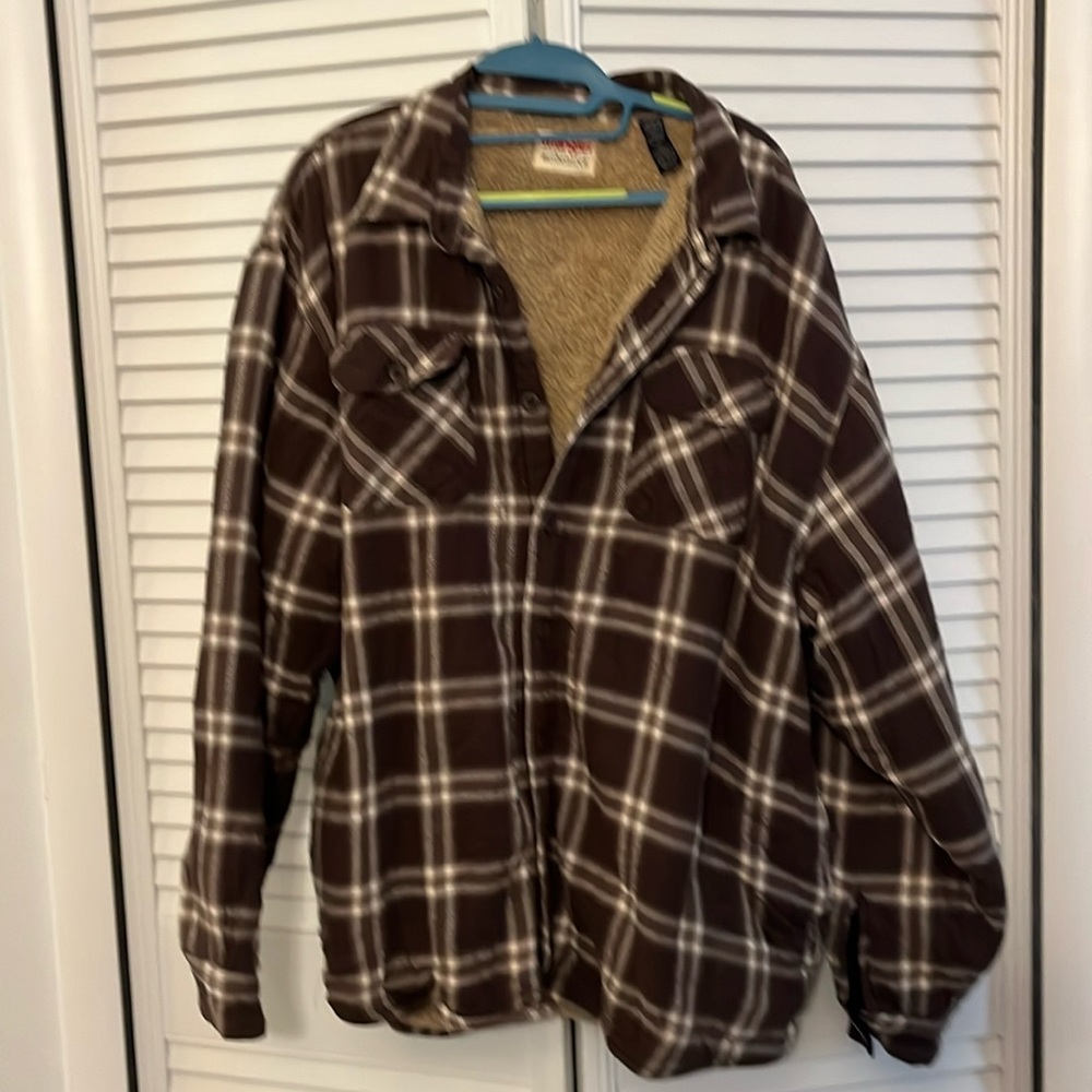 Wrangler 2XL Authentics lined warm shirt